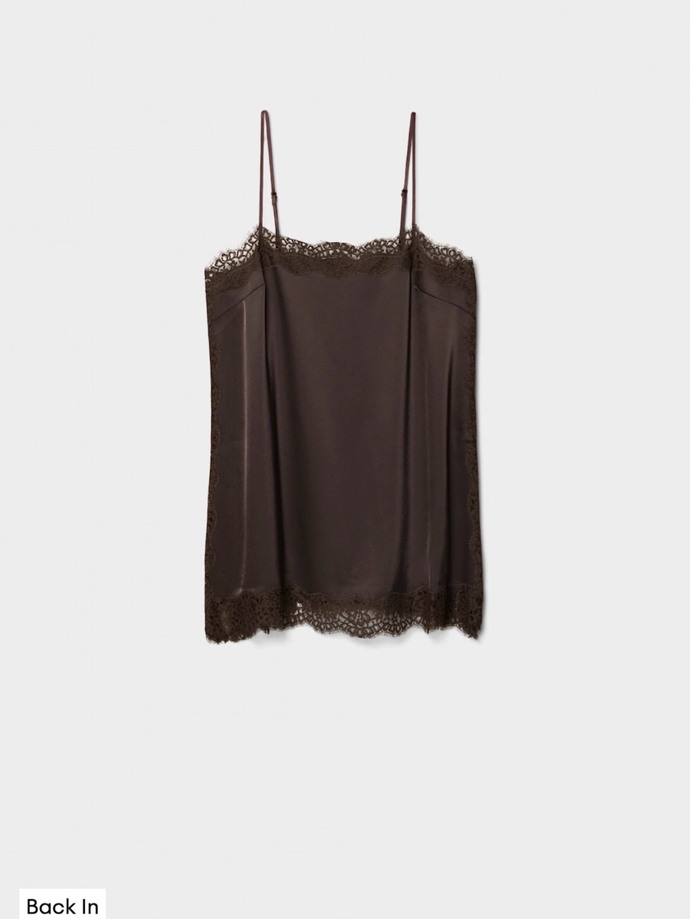 Aritzia Serif satin camisole